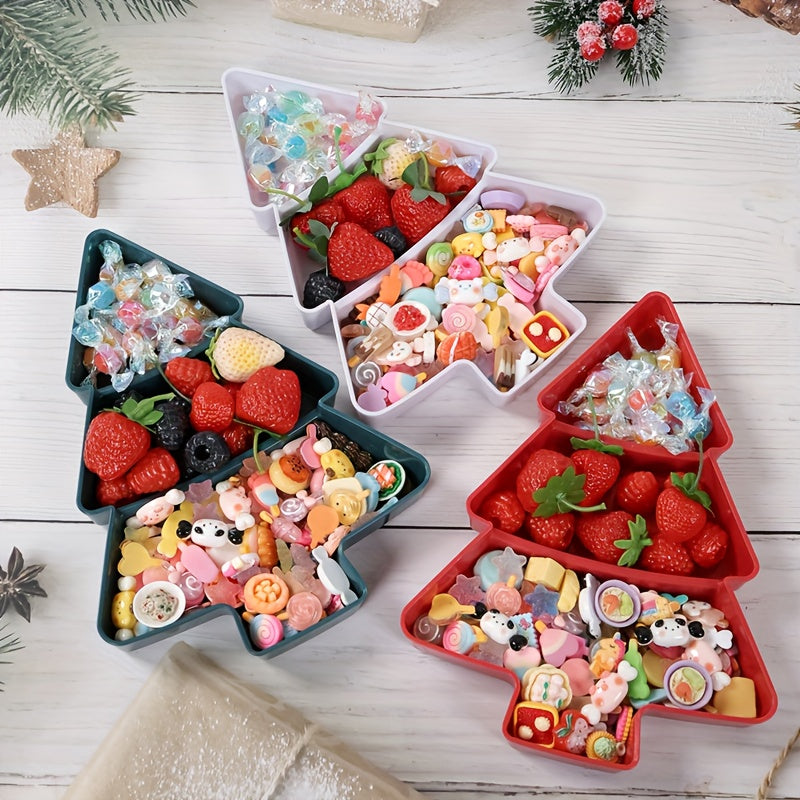 Travessas de Natal em Forma de Pinheiro