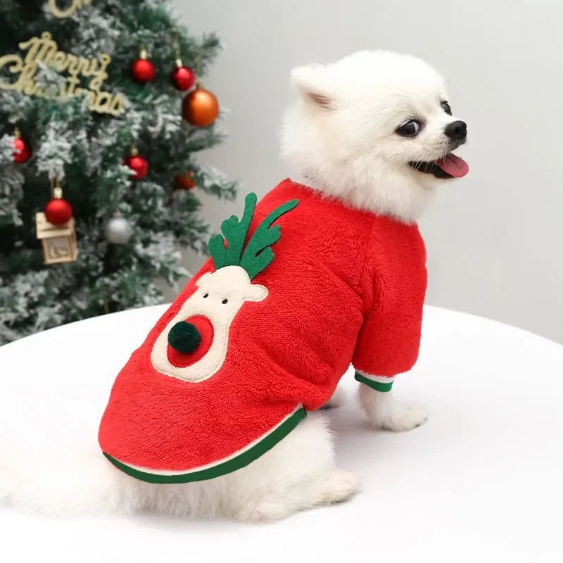 Roupa de rena para cães