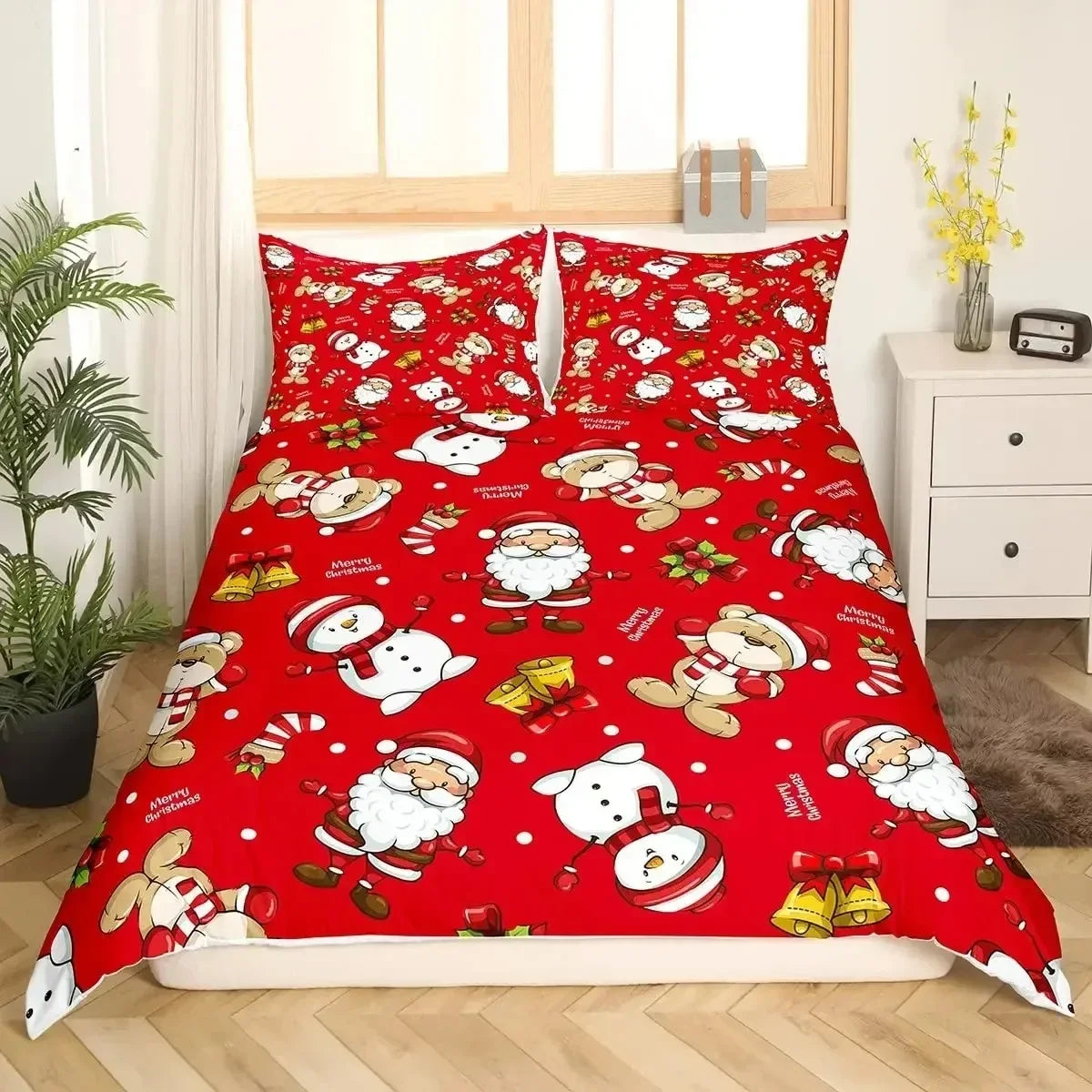 Conjunto de Edredão Natal