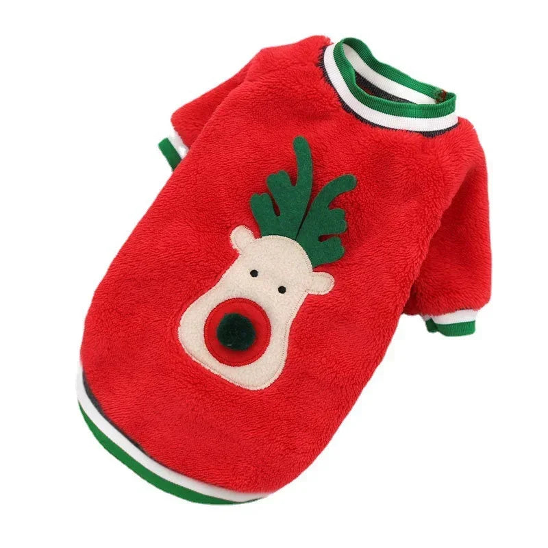 Roupa de rena para cães