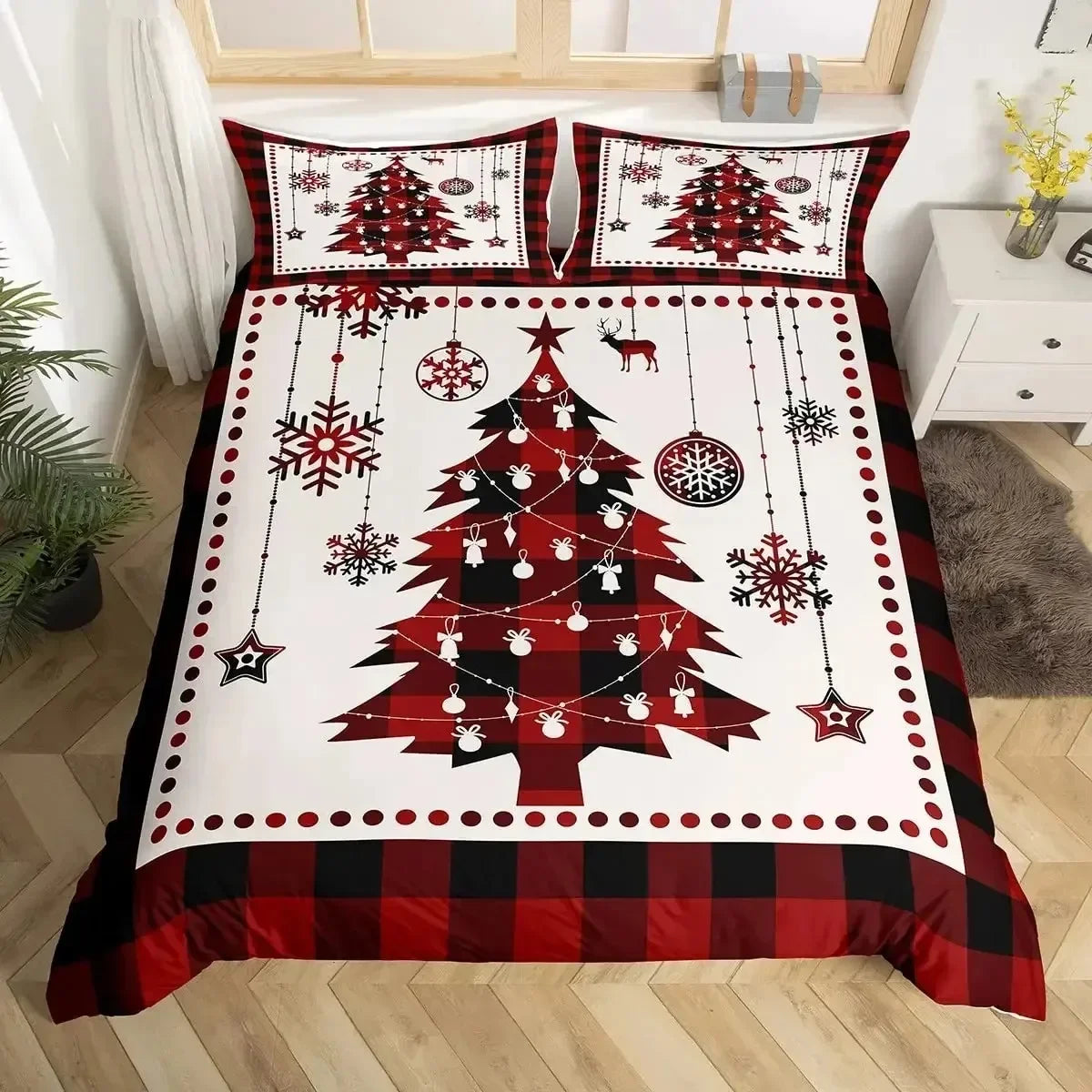 Conjunto de Edredão Natal