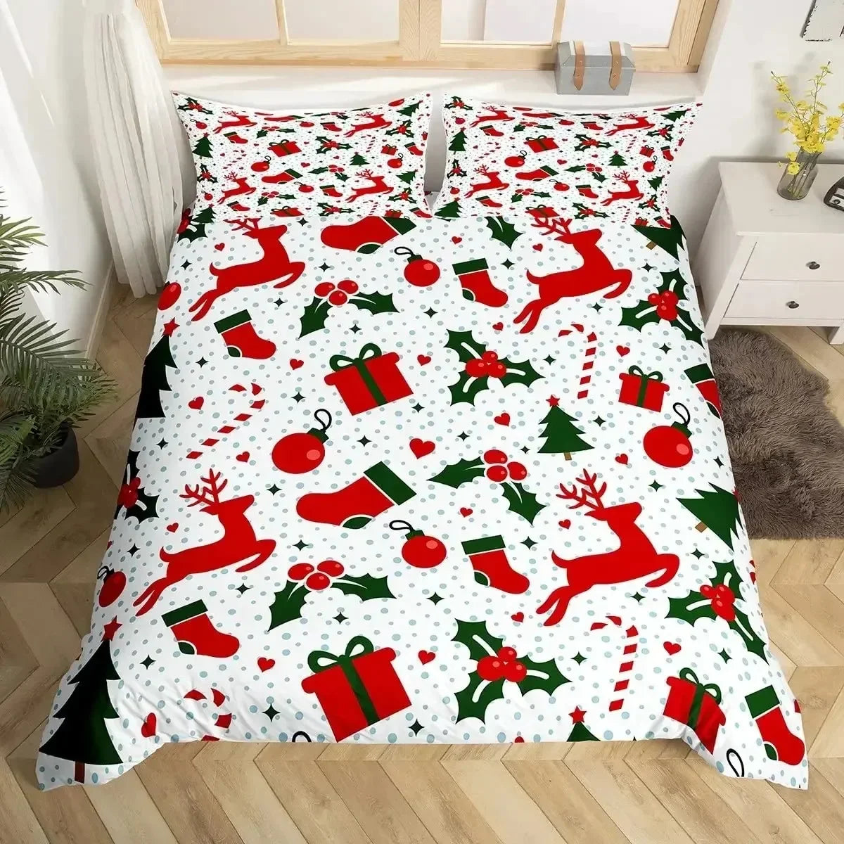 Conjunto de Edredão Natal
