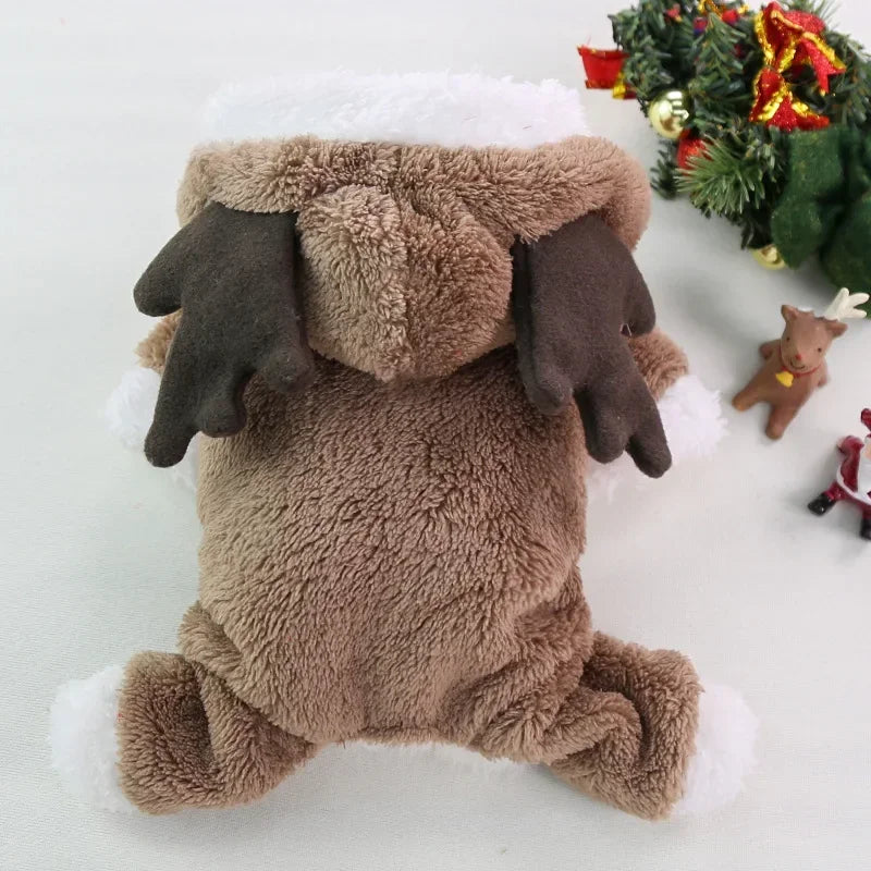 Roupa de rena para cães