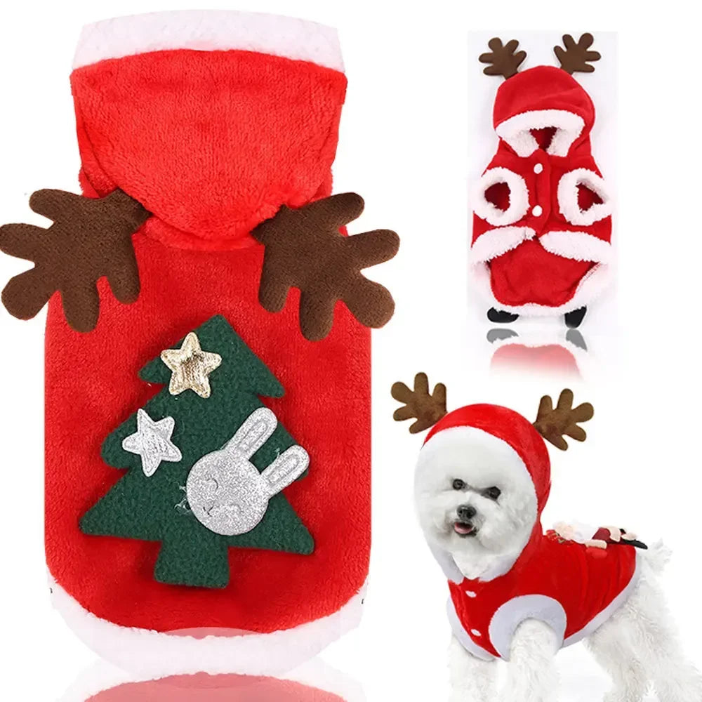 Roupa de rena para cães