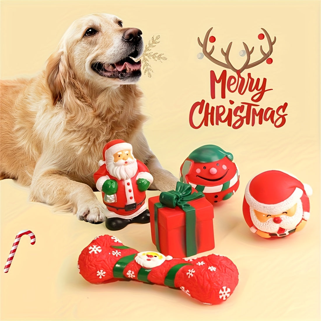 Conjunto de Brinquedos de Natal para Animais