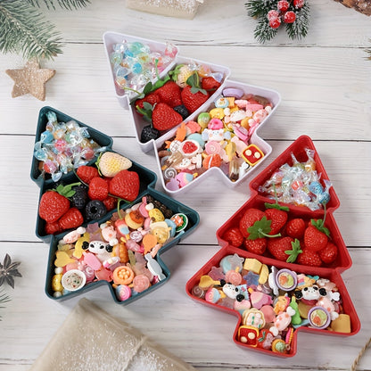 Travessas de Natal em Forma de Pinheiro