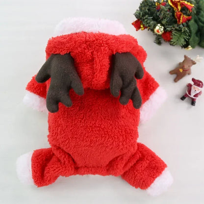 Roupa de rena para cães