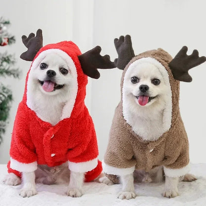 Roupa de rena para cães