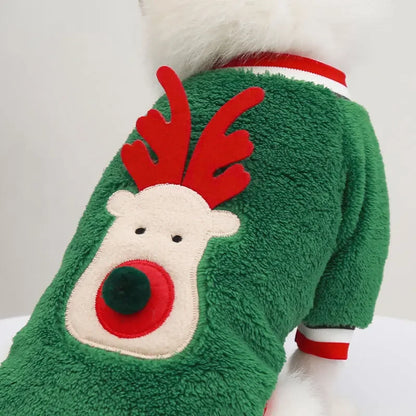 Roupa de rena para cães