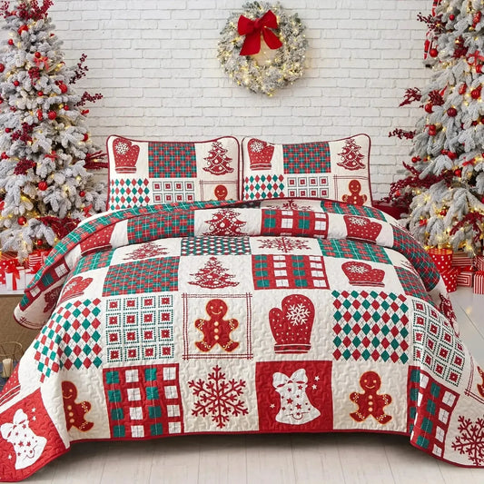 Conjunto de Edredão Natal