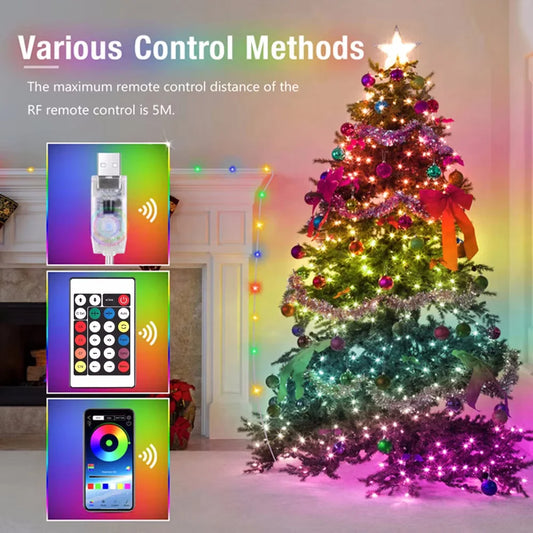 Luzes com controle Bluetooth