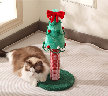 Árvore de Natal Interativa para Gatos