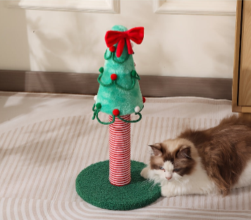 Árvore de Natal Interativa para Gatos